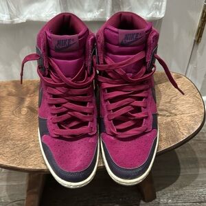 Nile Dunk Sky Hi 8.5 purple